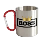Boss Crown Carabiner Mug 12oz