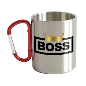 Boss Crown Carabiner Mug 12oz