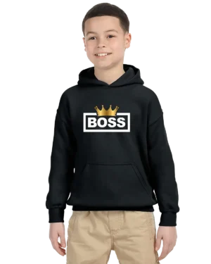 Boss Crown Unisex Youth Hoodie