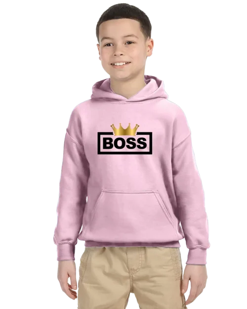 Boss Crown Unisex Youth Hoodie