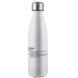 CEO Definition 17oz Stainless Steel Water Bottle