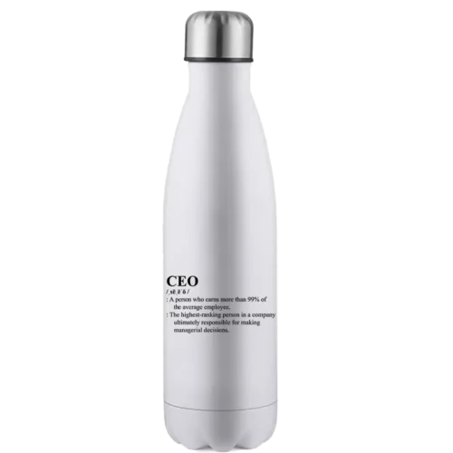 CEO Definition 17oz Stainless Steel Water Bottle