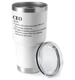 CEO Definition 30oz Insulated Vacuum Sealed Tumbler