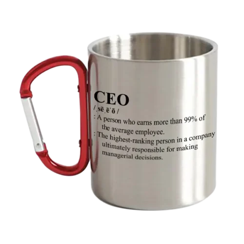CEO Definition Carabiner Mug 12oz
