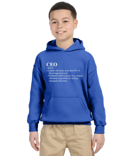CEO Definition Unisex Youth Hoodie
