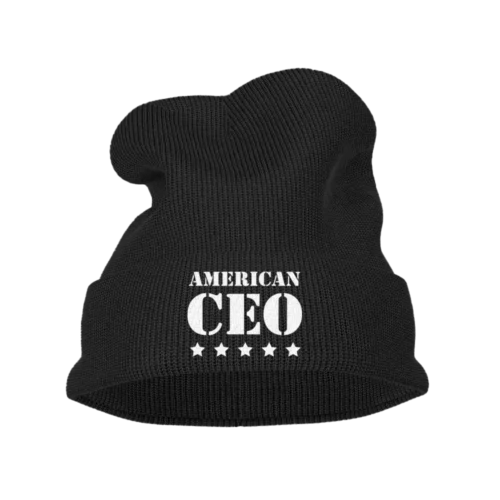 Five Star American CEO Embroidered Beanie Hat
