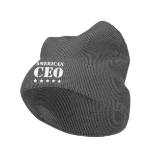 Five Star American CEO Embroidered Beanie Hat