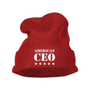 Five Star American CEO Embroidered Beanie Hat