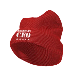 Five Star American CEO Embroidered Beanie Hat
