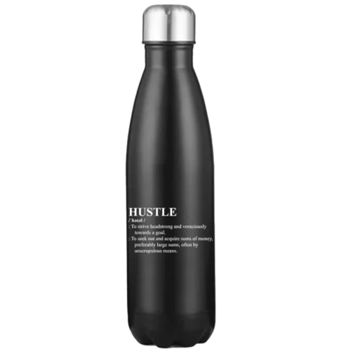 HUSTLE Definition 17oz Stainless Steel Water Bottle