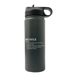 HUSTLE Definition 20oz Sport Water Bottle