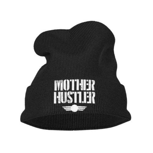 Mother Hustler Embroidered Beanie Hat