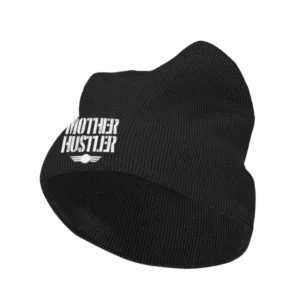 Mother Hustler Embroidered Beanie Hat