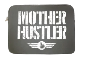 Mother Hustler Water Resistant Laptop Sleeve With Side Pocket – 15 Inch
