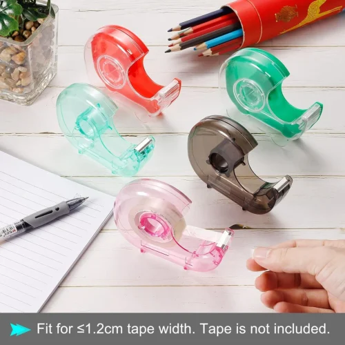 Plastic Tape Dispenser Set - Random Color