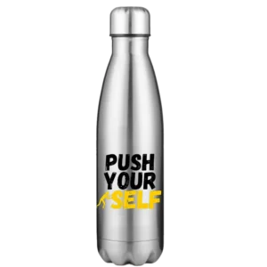 Push Your Self 17oz Stainless Steel Water Bottle