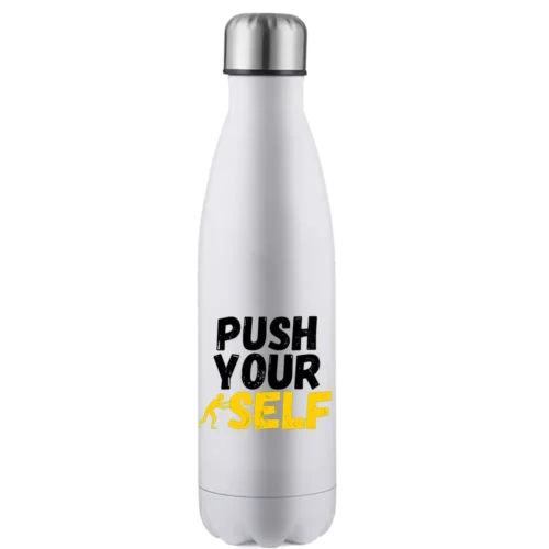 Push Your Self 17oz Stainless Steel Water Bottle