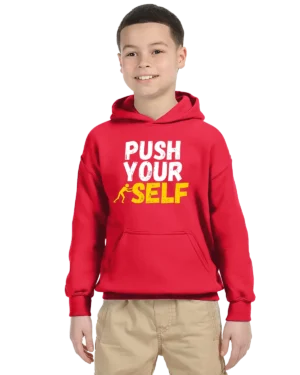 Push Your Self Unisex Youth Hoodie