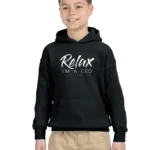 Relax Im A CEO Unisex Youth Hoodie