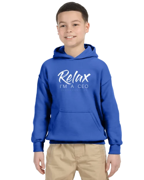 Relax Im A CEO Unisex Youth Hoodie
