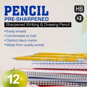 Yellow Pencil #2 Premium Pre-Sharpened (12/Pack)