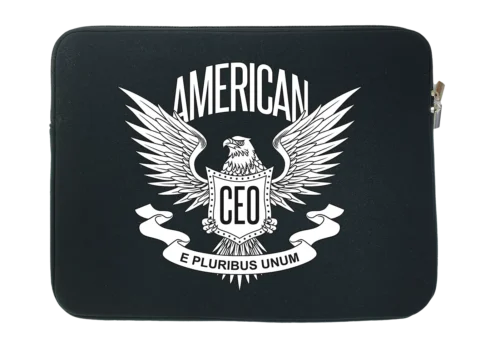 American CEO Eagle Water Resistant Laptop Sleeve With Side Pocket – 15 Inch