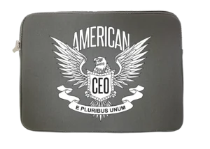 American CEO Eagle Water Resistant Laptop Sleeve With Side Pocket – 15 Inch
