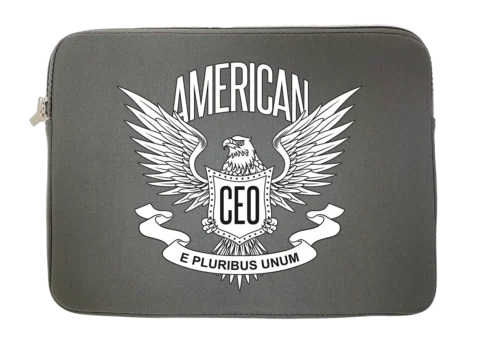 American CEO Eagle Water Resistant Laptop Sleeve With Side Pocket – 15 Inch
