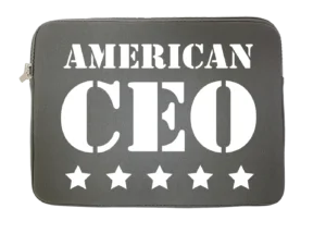 Five Star American CEO Water Resistant Laptop Sleeve With Side Pocket – 15 Inch