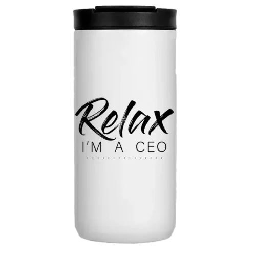 Relax Im A CEO 14oz Coffee Tumbler