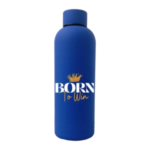 Born To Win 17oz Rubber Bottle