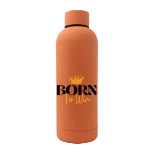 Born To Win 17oz Rubber Bottle
