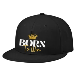 Born To Win Embroidered Hat