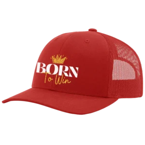 Born To Win Embroidered Hat