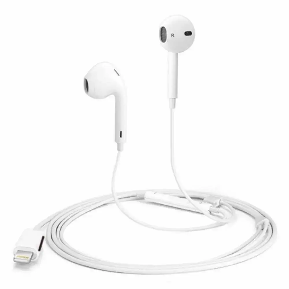 Lightning Wired Earbuds with charging port for iPhone - The CEO Creative