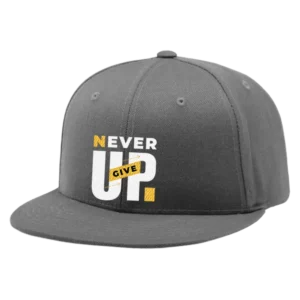 Never Give Up Embroidered Hat