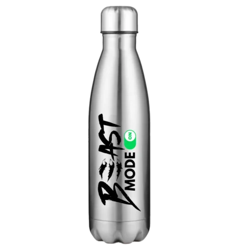 Beast Mode On 17oz Stainless Steel Water Bottle