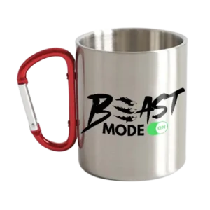 Beast Mode On Carabiner Mug 12oz