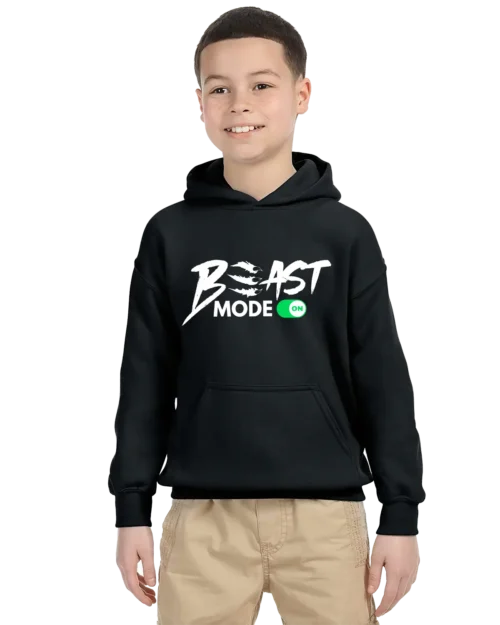 Beast Mode On Unisex Youth Hoodie