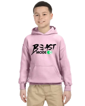 Beast Mode On Unisex Youth Hoodie