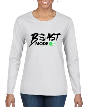 Beast Mode On Women’s Long Sleeve Shirt