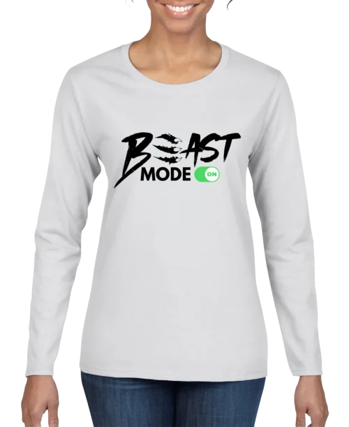 Beast Mode On Women’s Long Sleeve Shirt
