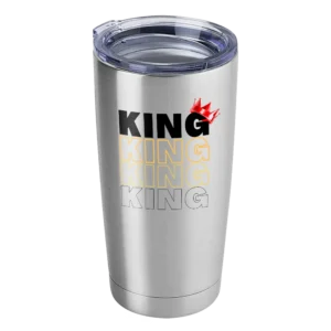 King Crown 20oz Insulated Vacuum Sealed Tumbler