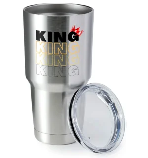 King Crown 30oz Insulated Vacuum Sealed Tumbler