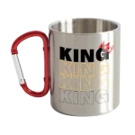 King Crown Carabiner Mug 12oz