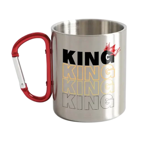 King Crown Carabiner Mug 12oz