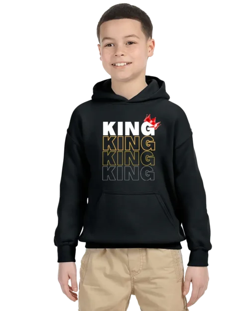 King Crown Unisex Youth Hoodie