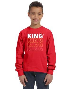 King Crown Unisex Youth Long Sleeve Shirt