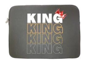 King Crown Water Resistant Laptop Sleeve With Side Pocket – 15 Inch