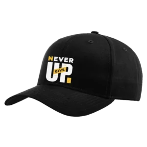 Never Give Up Embroidered Hat
